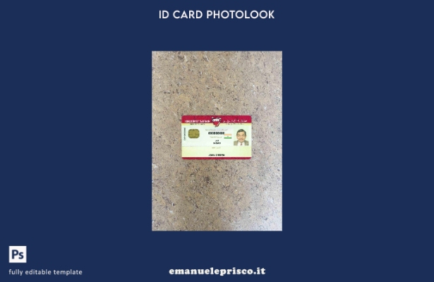 modello FRONTALE photolook ID Bahrain stile verificato